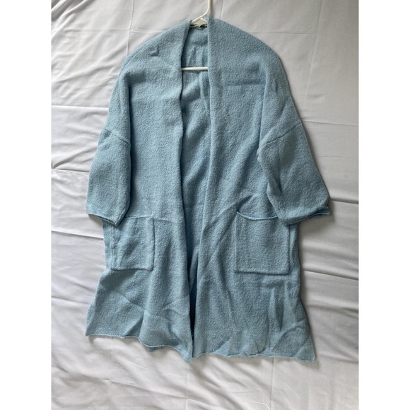 Soft Surroundings‎ Cardigan Sweater Women L/XL Open Front 3/4 Sleeve Wool Blend - Picture 5 of 12